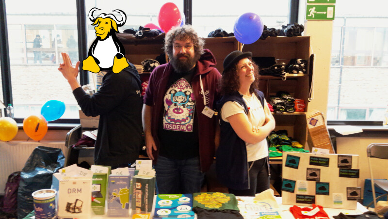 FSFE's FOSDEM Booth